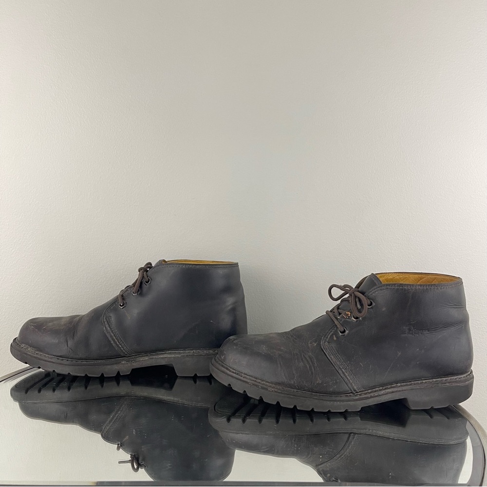 !SOLD! HAVANA JOE Dark Brown Leather Mr. Panama Jack Waxy Waterproof Ankle Boots - Picture 11 of 16
